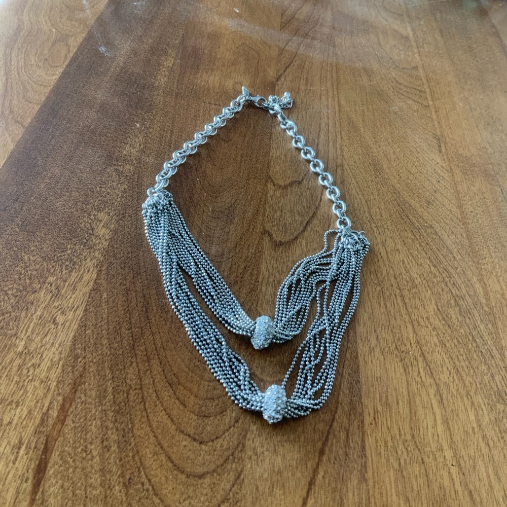 INC International Concepts Silver Multi-Strand Necklace